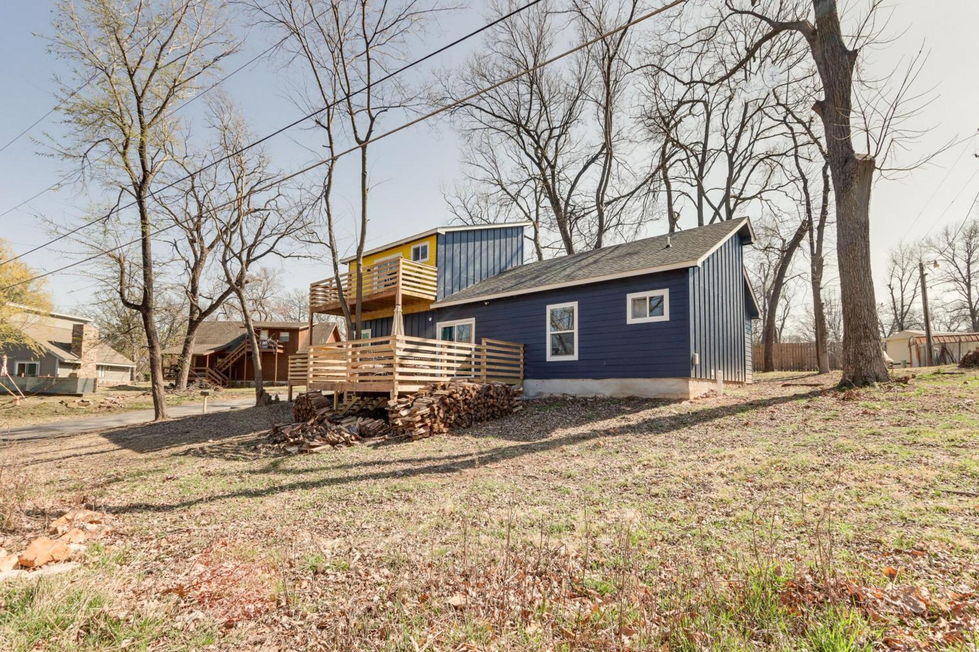 Monkey Island Home With Deck, Half-Mi To Grand Lake! Afton Exterior photo